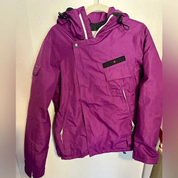 Holden Women’s Matador Snowboarding Ski Jacket Coat Sz L Purple insulated $200 - Picture 2 of 13